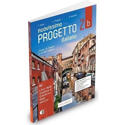 Progetto italiano Nuovissimo 2B podr. + ćw. + CD