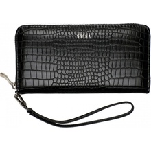 Socha dámská peněženka croco na zip SO 078 black