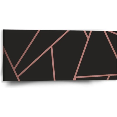 Sablio Obraz Ružové obrazce - 110x50 cm