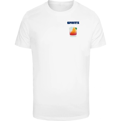 Mister Tee Тениска Vintage Spritz Tee white XXLUB-MT2402-00220 - Тъмносив, размер S