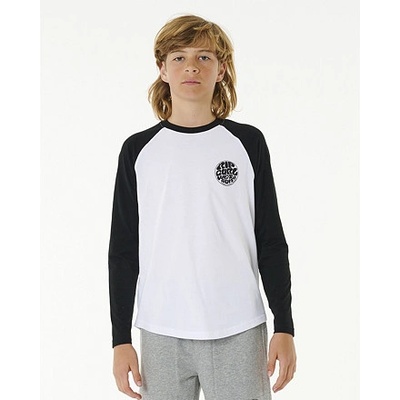 Rip Curl Wettie Icon Ls Tee boy white