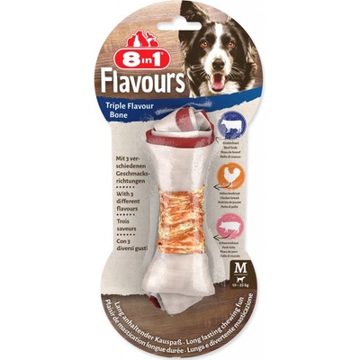 8in1 Triple Flavour žvýkací kost M 65 g