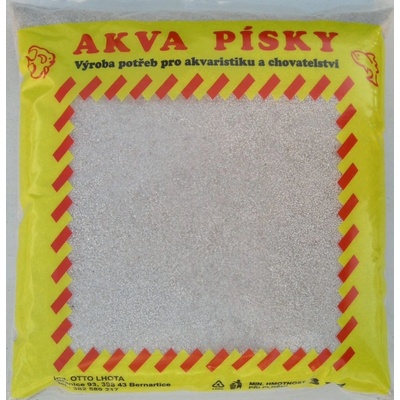 Akva písek č.1 bílý říční jemný 3 kg