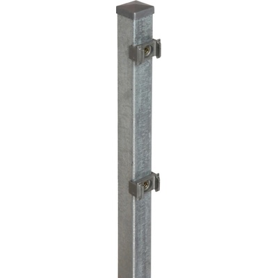 Stĺpik s upínacími platničkami 240 cm, pozinkovaný