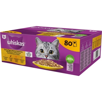 Whiskas kapsa Core drůbeží výběr v želé 80 x 85 g