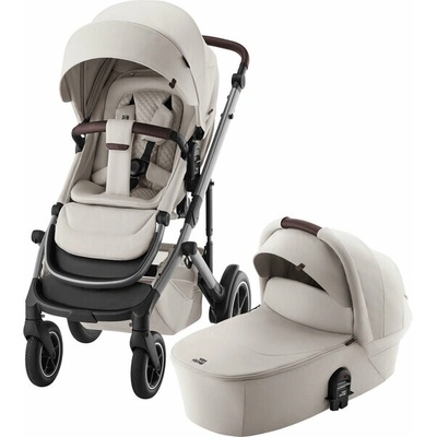 BRITAX Set kočárek Smile 5Z + korba Soft Taupe Diamond collection 2024