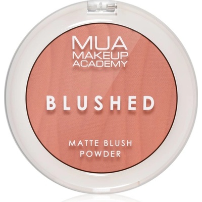 MUA Makeup Academy Blushed Powder Blusher Pudrová Tvářenka Rose Tea 5 g