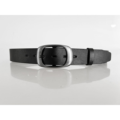 Penny Belts dámský kožený opasek 7263 černý