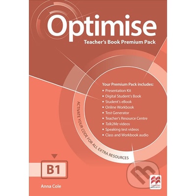 Optimise B1 Pre-Intermediate Teacher´s Book Premium Pack
