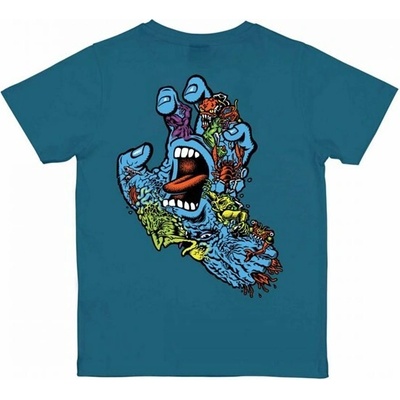 SANTA CRUZ triko Youth Roskopp Screaming Five Teal