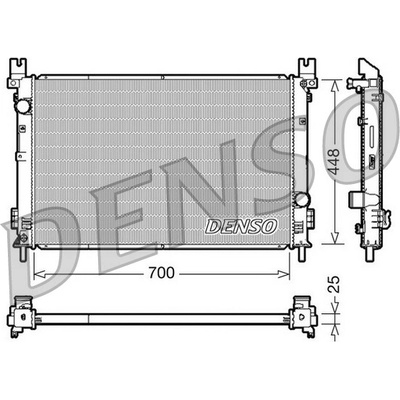 Chladič motora DENSO DRM06001