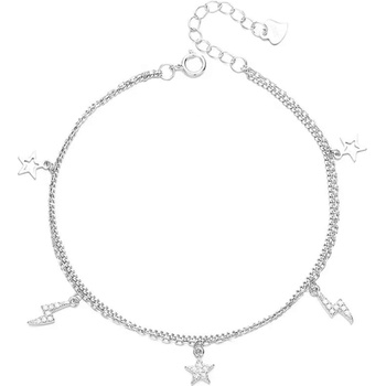 Silenti Jewelry Сребърна гривна за крак "Небе