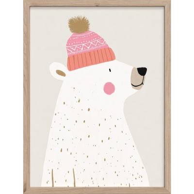 Styler Детска картина 30x40 cm White Bear - Styler (OB-14969)