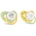 Baby Care БИБЕРОН ЗАЛЪГАЛКА С КАПАЧЕ 2БР. 6М+ yellow/green (10220760003)