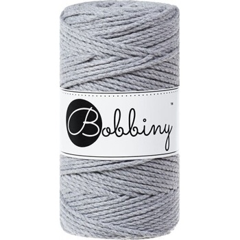 Bobbiny 3PLY Macramé Rope 3 mm 100 m Silver юта (TS-E021)