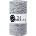 Bobbiny 3PLY Macramé Rope 3 mm 100 m Silver юта (TS-E021)