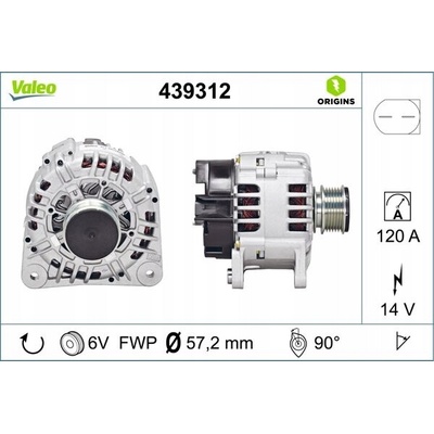 Alternátor Valeo 439312