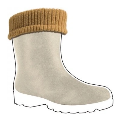 Demar Демар Затоплена стелка за обувка Young 2 Fur, бежова (D5466)