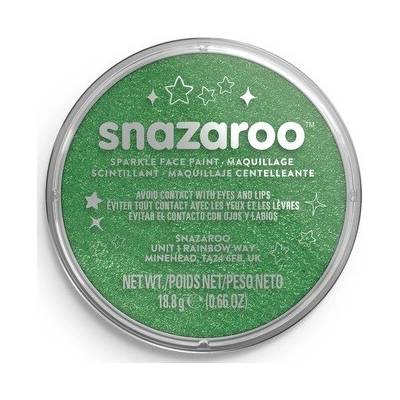 Snazaroo farba na tvár trblietavá 18 ml svetlozelená