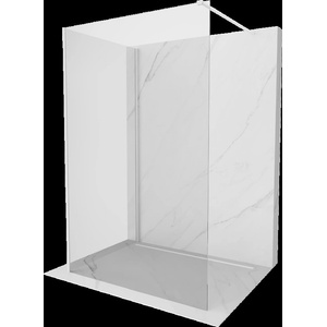 Mexen Kioto душ кабина Walk-in 120 x 120 см, прозрачна, бяла - 800-120-212-20-00-120 (800-120-212-20-00-120)