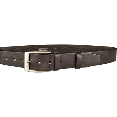 Penny Belts kožený opasek 504-40 tmavě hnědý