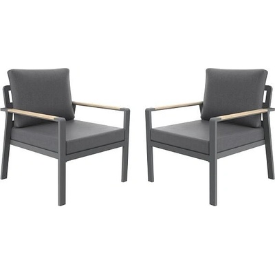 Rojaplast SIBIU DUO hliníková křesla (2 ks)