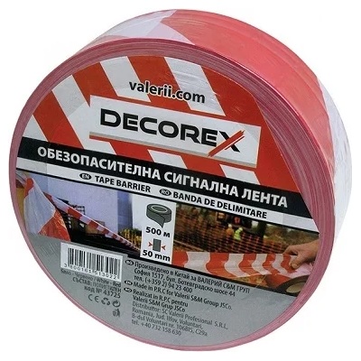 DECOREX Лента сигнална 50мм х500м Decorex (43725)