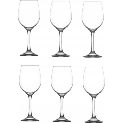 LAV Skleničky na víno bezbarvé 6 x 300 ml