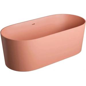 Omnires Свободностояща вана Omnires Ovo M+, композитна, корал, мат, 160x75 см (OVO160WWZPCO)