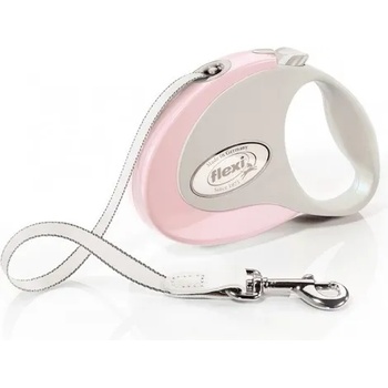 Image 1 of Nobby Автоматичен повод FLEXI Style S - РОЗОВ - лента 3 м - 12 кг