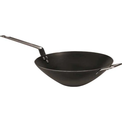 Paderno Wok s protiúchytem černá ocel 32 cm 10cm