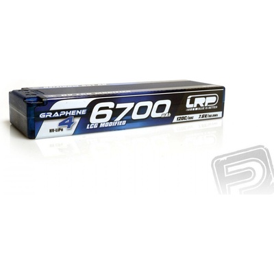 HV LCG Modified GRAPHENE-4 6700 mAh Hardcase Akku 7.6 V LiPo 120C/60C