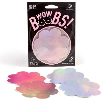 Secret Play Wow Boobs! Flower Nipple Pasties