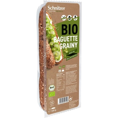Schnitzer Bageta rustikální bio 2 x 160 g – Zboží Dáma