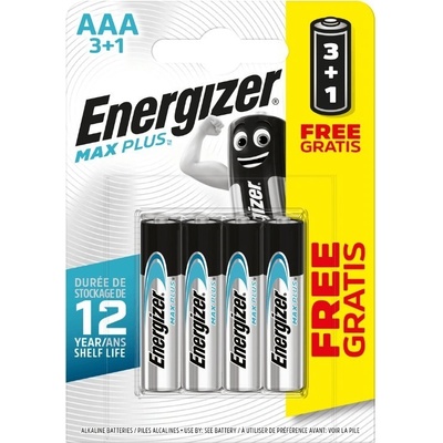 Energizer Max Plus AAA 4ks 7638900423105