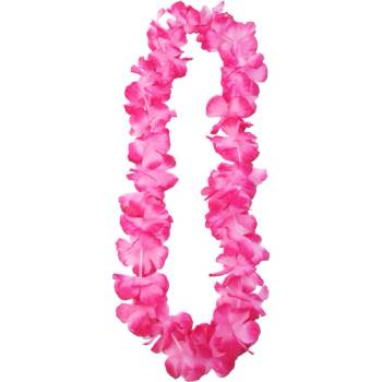 PartyDeco Havajský veniec ružový