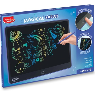 Kidea Psací a kreslící tablet LCD Černá