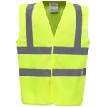 Yoko HI-VIS HVW100 / Предпазна жилетка - жълта с висока видимост 4XL (79W100zv814)