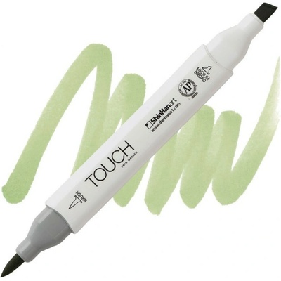 Lihová fixa TOUCH oboustranná Brush & Chisel, Willow green (GY237)