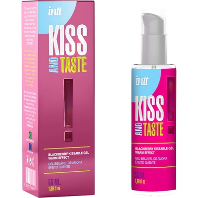 Intt Cosmetics Kiss and Taste - загряващ лубрикант с аромат на къпина (55 мл)