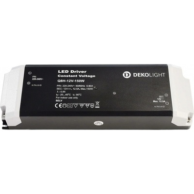 Deko-Light napájení BASIC, CV, Q8H-12-150W konstantní napětí 0-12500 mA IP20 12V DC 150,00 W 862167