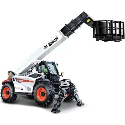 Bburago Construction Teleskopický manipulátor Bobcat s pracovní plošinou 1:50