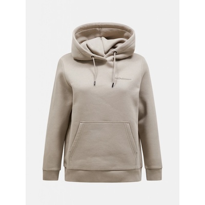 Peak Performance W Original Small Logo Hood Avid Beige