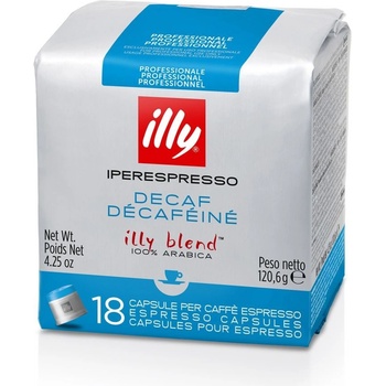 Illy IPERESPRESSO Bezkofeínová káva 18 ks