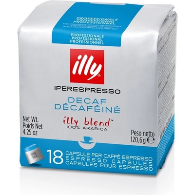 Illy IPERESPRESSO Bezkofeínová káva 18 ks