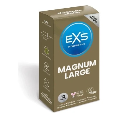 EXS Condoms 12 бр. Големи презервативи EXS Magnum 60 мм
