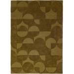 Flair Rugs Тъмнозелен ръчно изработен вълнен килим 200x290 cm Gigi - Flair Rugs (503119382679)