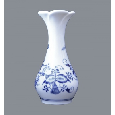 Cibulák – Váza kytka 16,5 cm – originál cibuľový porcelán 1. akosť