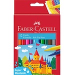 Faber-Castell Faber-Castell: комплект флумастери Castle, 12 броя (554201)
