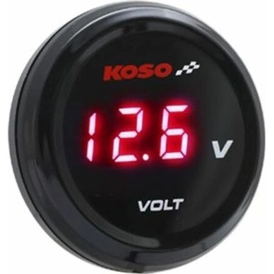 KOSO i-GEAR Voltmetr Červený displej BA067R00